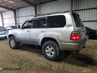 1999 Toyota Land Cruiser with VIN JT3HT05J2X0049288, listed as a Copart auction lot 42304455 with 255,285 mi miles and Salvage Title. Bid and sale history available at carsss.com. Image 2.