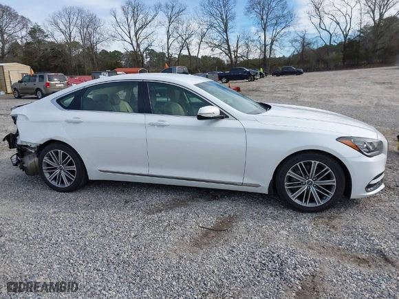 2020 Genesis G80 3.8L with VIN KMTFN4JE6LU337106, listed as a IAAI auction lot 41613021 with NaN miles. Bid and sale history available at carsss.com. Image 13.