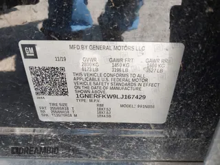 2020 Chevrolet Traverse LS с VIN 1GNERFKW9LJ167429, выставлен на аукционе IAAI как лот 42163729 с пробегом 98 083 миль миль и . История ставок и продаж доступна на DreamBid. Изображение 9.