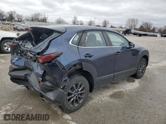 2020 Mazda CX-30 with VIN 3MVDMBBL8LM112120, listed as a Copart auction lot 47784245 with 52,471 mi miles and Salvage Title. Bid and sale history available at DreamBid. Image 3.