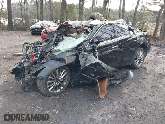 2018 Infiniti Q50 Luxe with VIN JN1EV7AP1JM362931, listed as a IAAI auction lot 41667394 with Not Provided miles and . Bid and sale history available at DreamBid. Image 16.