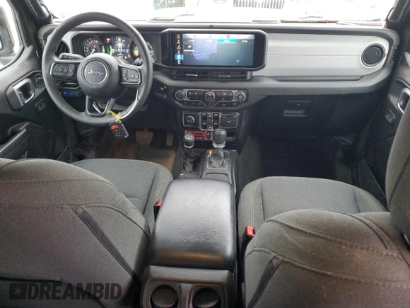 2024 Jeep Wrangler Sport S with VIN 1C4RJXN65RW121336, listed as a Copart auction lot 53395985 with 19,861 mi miles and Salvage title. Bid and sale history available at DreamBid. Image 8.