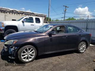 2012 Lexus IS 250 with VIN JTHCF5C23C5059992, listed as a Copart auction lot 55779635 with 182,529 mi miles and Salvage Title. Bid and sale history available at DreamBid. Image 1.
