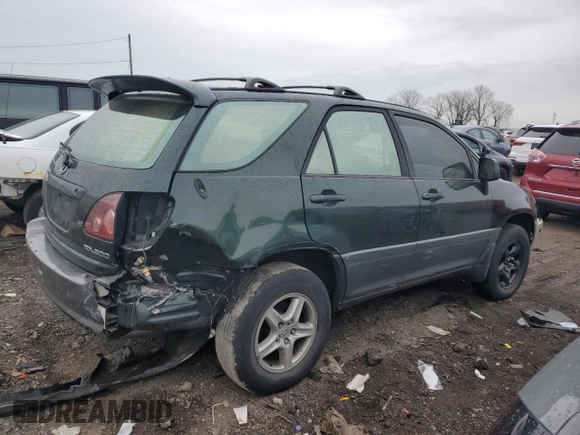2000 Lexus RX 300 with VIN JT6HF10U8Y0156252, listed as a Copart auction lot 72519354 with 239,412 mi miles and Non Repairable. Bid and sale history available at carsss.com. Image 3.