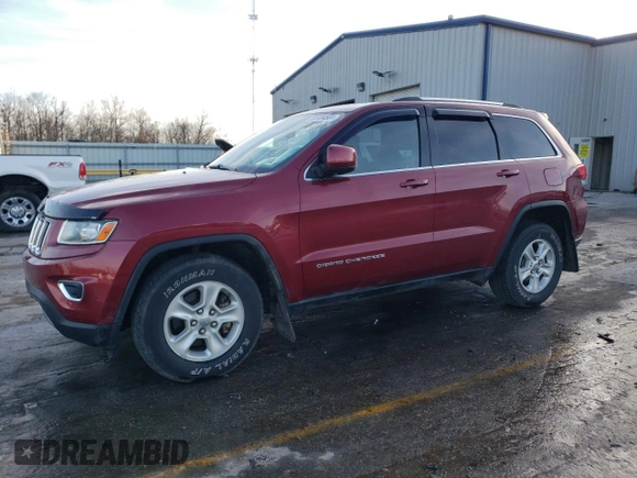 2014 Jeep Grand Cherokee Laredo with VIN 1C4RJFAG2EC415331, listed as a Copart auction lot 86904504 with 165,112 mi miles and Salvage Title. Bid and sale history available at carsss.com. Image 1.