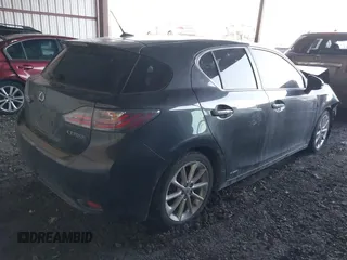 2011 Lexus CT 200h with VIN JTHKD5BH7B2019633, listed as a IAAI auction lot 41345929 with 136,450 mi miles and . Bid and sale history available at DreamBid. Image 4.
