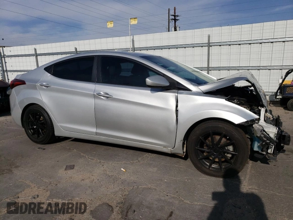 2015 Hyundai Elantra SE with VIN 5NPDH4AE0FH642273, listed as a Copart auction lot 51310985 with 109,615 mi miles and Salvage Title. Bid and sale history available at carsss.com. Image 4.