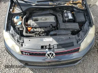 2010 Volkswagen GTI with VIN WVWHV7AJ6AW090189, listed as a Copart auction lot 80183584 with 141,741 mi miles and Salvage Title. Bid and sale history available at carsss.com. Image 11.