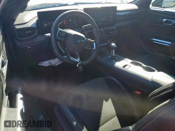 2024 Ford Mustang EcoBoost with VIN 1FA6P8TH3R5137767, listed as a Copart auction lot 47287715 with 10,448 mi miles and Salvage Title. Bid and sale history available at DreamBid. Image 8.