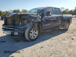 2023 Nissan Titan Pro-4X with VIN 1N6AA1FB9PN106795, listed as a Copart auction lot 75815804 with 38,107 mi miles and Salvage title. Bid and sale history available at DreamBid. Image 1.