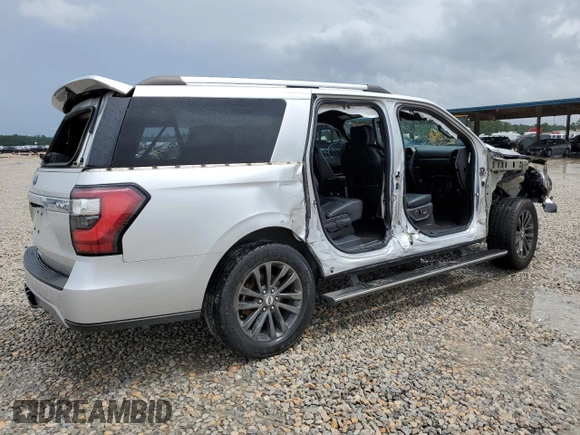 2019 Ford Expedition Max Limited with VIN 1FMJK1KTXKEA50224, listed as a Copart auction lot 54176265 with 108,895 mi miles and Salvage title. Bid and sale history available at DreamBid. Image 3.