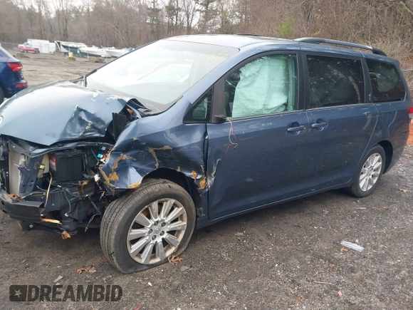 2013 Toyota Sienna LE with VIN 5TDJK3DC8DS064035, listed as a IAAI auction lot 41909785 with 135,716 mi miles and . Bid and sale history available at DreamBid. Image 13.