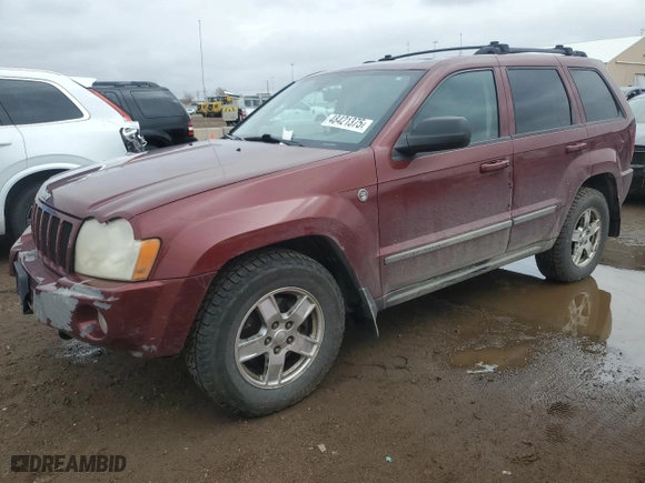 2007 Jeep Grand Cherokee Laredo with VIN 1J8HR48P27C525645, listed as a Copart auction lot 48421375 with 195,910 mi miles and Salvage Title. Bid and sale history available at carsss.com. Image 1.