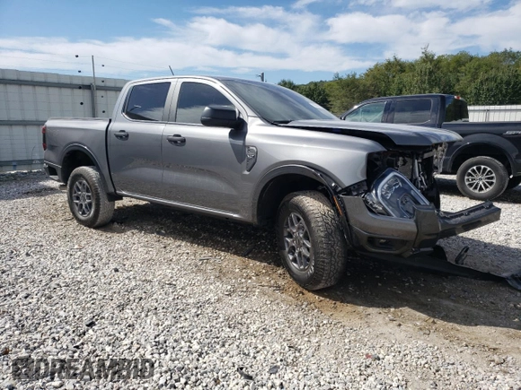 2024 Ford Ranger XLT with VIN 1FTER4HH2RLE19654, listed as a Copart auction lot 73572574 with 2,941 mi miles and Salvage Title. Bid and sale history available at carsss.com. Image 4.