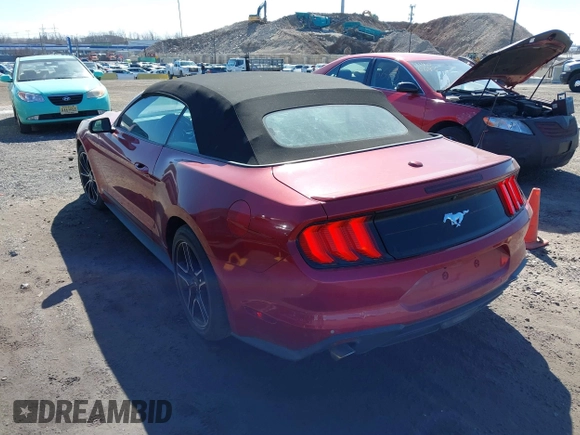 2022 Ford Mustang EcoBoost with VIN 1FATP8UH6N5105570, listed as a IAAI auction lot 41768451 with 21,036 mi miles. Bid and sale history available at carsss.com. Image 3.