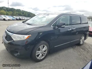 2011 Nissan Quest S with VIN JN8AE2KP9B9009391, listed as a Copart auction lot 71608444 with 87,421 mi miles and Salvage Title. Bid and sale history available at carsss.com. Image 1.