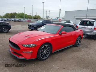 2018 Ford Mustang EcoBoost Premium with VIN 1FATP8UH3J5124720, listed as a IAAI auction lot 41897301 with 83,392 mi miles and . Bid and sale history available at carsss.com. Image 2.