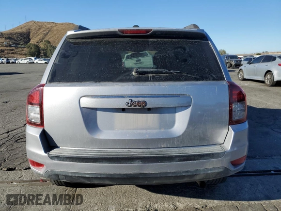 2017 Jeep Compass Sport with VIN 1C4NJCBAXHD155878, listed as a Copart auction lot 88160915 with 94,342 mi miles and Salvage Title. Bid and sale history available at carsss.com. Image 6.