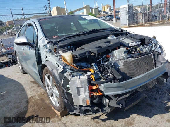 2012 Chevrolet Volt with VIN 1G1RF6E43CU121650, listed as a IAAI auction lot 41915221 with Not Provided miles and . Bid and sale history available at carsss.com. Image 6.