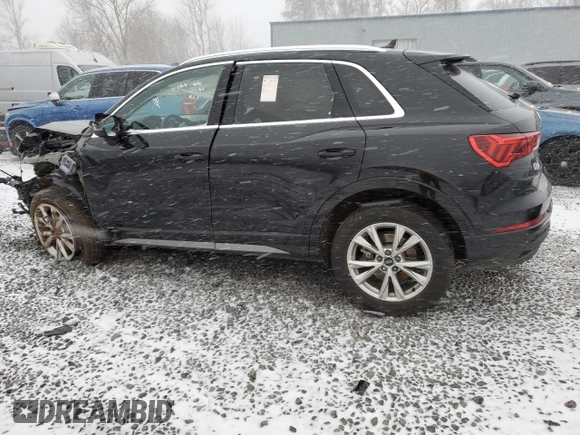 2023 Audi Q3 S line Premium with VIN WA1DECF33P1090295, listed as a Copart auction lot 45247155 with Not provided miles and Salvage title. Bid and sale history available at DreamBid. Image 2.