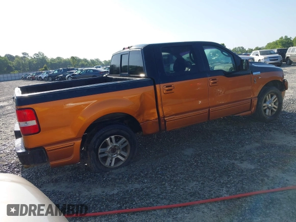 2005 Ford F-150 XLT z VIN 1FTPW12565KB99210, wystawiony jako IAAI lot #42177600 z przebiegiem 95 065 mil mil oraz . Historia ofert i sprzedaży dostępna na DreamBid. Obrazek 4.