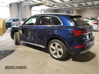 2021 Audi Q5 Premium Plus with VIN WA1BAAFY7M2030867, listed as a Copart auction lot 63416674 with 32,843 mi miles and Salvage Title. Bid and sale history available at carsss.com. Image 2.