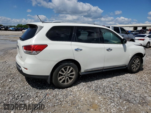 2015 Nissan Pathfinder S z VIN 5N1AR2MN1FC698309, wystawiony jako Copart lot #57612505 z przebiegiem 109 678 mil mil oraz Szkoda całkowita • Salvage title. Historia ofert i sprzedaży dostępna na DreamBid. Obrazek 3.
