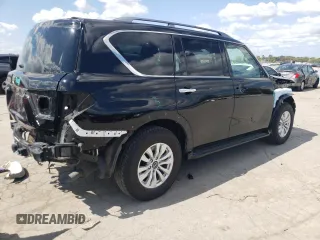 2023 Nissan Armada SV with VIN JN8AY2AC7P9180329, listed as a Copart auction lot 71796494 with 30,910 mi miles and Salvage Title. Bid and sale history available at carsss.com. Image 3.