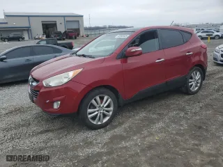 2013 Hyundai Tucson GLS with VIN KM8JU3AC3DU548264, listed as a Copart auction lot 43960485 with NaN miles and Salvage Title. Bid and sale history available at carsss.com. Image 1.