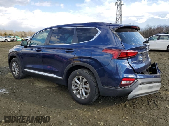 2020 Hyundai Santa Fe SE with VIN 5NMS2CADXLH183806, listed as a Copart auction lot 42103243 with 15,360 mi miles and . Bid and sale history available at DreamBid. Image 2.