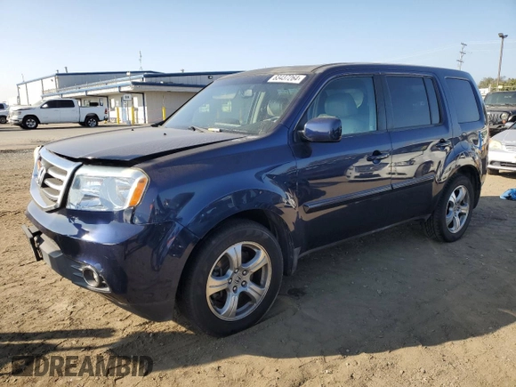2013 Honda Pilot EX-L with VIN 5FNYF3H50DB029525, listed as a Copart auction lot 83437264 with 187,920 mi miles and Salvage Title. Bid and sale history available at DreamBid. Image 1.