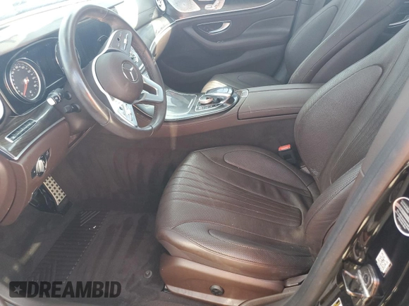 2019 Mercedes-Benz CLS with VIN WDD2J5JB6KA028214, listed as a Copart auction lot 74441954 with 0 mi miles and Salvage Title. Bid and sale history available at carsss.com. Image 7.