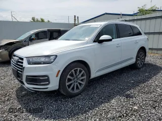 2019 Audi Q7 Premium Plus z VIN WA1LHAF71KD047849, wystawiony jako Copart lot #64418045 z przebiegiem 59 686 mil mil oraz Szkoda całkowita • Salvage title. Historia ofert i sprzedaży dostępna na DreamBid. Obrazek 1.