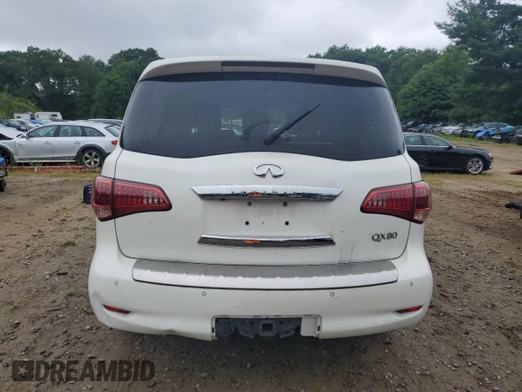 2016 Infiniti QX80 with VIN JN8AZ2NC5G9400686, listed as a Copart auction lot 66276234 with 218,276 mi miles and Clean Title. Bid and sale history available at carsss.com. Image 6.