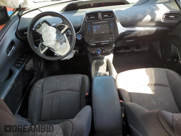 2017 Toyota Prius Two with VIN JTDKBRFUXH3054014, listed as a Copart auction lot 54104105 with 0 mi miles and Salvage Title. Bid and sale history available at carsss.com. Image 8.
