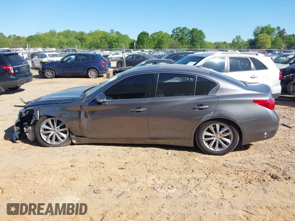2015 Infiniti Q50 Premium with VIN JN1BV7AP3FM358244, listed as a IAAI auction lot 42063278 with 98,873 mi miles and . Bid and sale history available at DreamBid. Image 15.