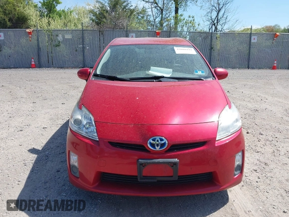 2011 Toyota Prius I with VIN JTDKN3DU2B5346291, listed as a IAAI auction lot 42088192 with 257,288 mi miles. Bid and sale history available at carsss.com. Image 13.
