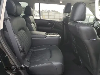 2024 Nissan Armada Platinum with VIN JN8AY2DB1R9850527, listed as a Copart auction lot 88483375 with 7,420 mi miles and Salvage Title. Bid and sale history available at carsss.com. Image 11.