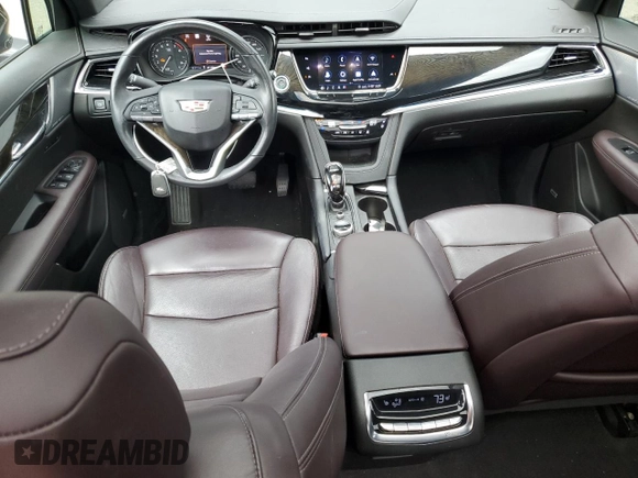 2020 Cadillac XT6 AWD Premium Luxury with VIN 1GYKPDRS0LZ134789, listed as a Copart auction lot 60782245 with 61,138 mi miles and Salvage title. Bid and sale history available at DreamBid. Image 8.