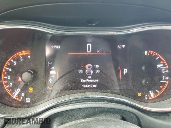 2016 Dodge Durango R/T with VIN 1C4SDHCT9GC415957, listed as a Copart auction lot 53565115 with 144,412 mi miles and Salvage title. Bid and sale history available at DreamBid. Image 9.