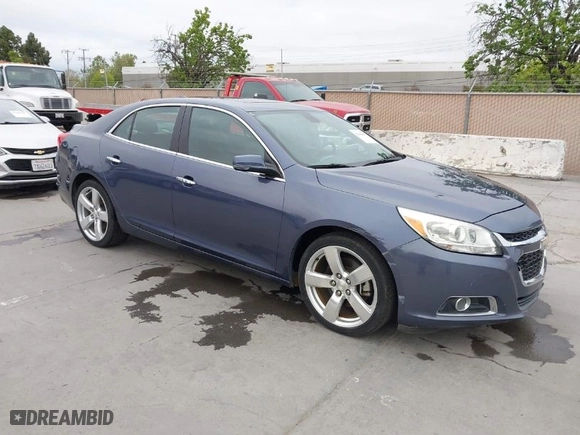2014 Chevrolet Malibu LTZ with VIN 1G11J5SXXEF214080, listed as a IAAI auction lot 42046009 with 168,343 mi miles. Bid and sale history available at carsss.com. Image 1.