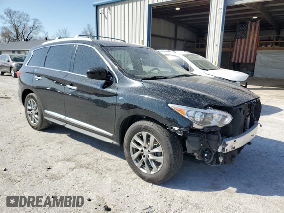 2014 Infiniti QX60 with VIN 5N1AL0MN0EC528334, listed as a Copart auction lot 48478715 with 137,323 mi miles and Salvage Title. Bid and sale history available at carsss.com. Image 4.
