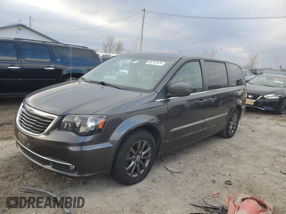 2015 Chrysler Town & Country S with VIN 2C4RC1HG3FR755308, listed as a Copart auction lot 85747474 with 115,782 mi miles and Salvage Title. Bid and sale history available at DreamBid. Image 1.