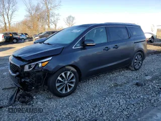 2016 Kia Sedona SX with VIN KNDMC5C11G6156260, listed as a Copart auction lot 42735255 with 112,350 mi miles and Clean Title. Bid and sale history available at carsss.com. Image 1.