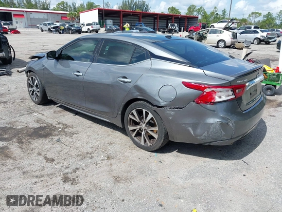 2016 Nissan Maxima SR with VIN 1N4AA6AP4GC426126, listed as a IAAI auction lot 42417796 with 120,274 mi miles and . Bid and sale history available at DreamBid. Image 3.