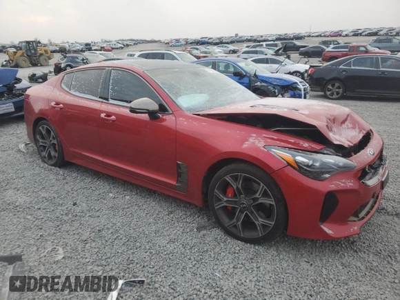 2020 Kia Stinger GT2 with VIN KNAE55LC6L6076511, listed as a Copart auction lot 41895725 with 62,808 mi miles and Salvage Title. Bid and sale history available at carsss.com. Image 4.