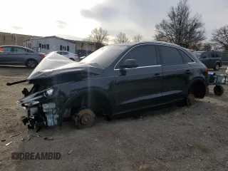 2016 Audi Q3 Premium Plus with VIN WA1EFCFS6GR018503, listed as a Copart auction lot 82175774 with 92,010 mi miles and Salvage Title. Bid and sale history available at carsss.com. Image 1.