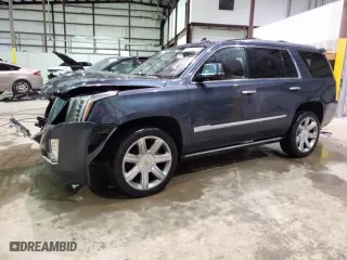 2019 Cadillac Escalade Premium Luxury with VIN 1GYS4CKJ4KR146124, listed as a Copart auction lot 47608795 with 95,278 mi miles and Salvage Title. Bid and sale history available at carsss.com. Image 1.