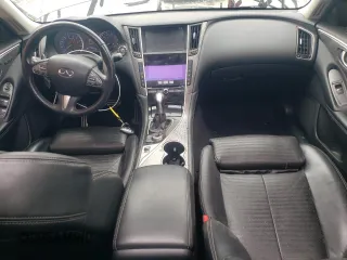 2016 Infiniti Q50 Premium with VIN JN1EV7APXGM305863, listed as a Copart auction lot 54168845 with 104,543 mi miles and Salvage Title. Bid and sale history available at carsss.com. Image 8.