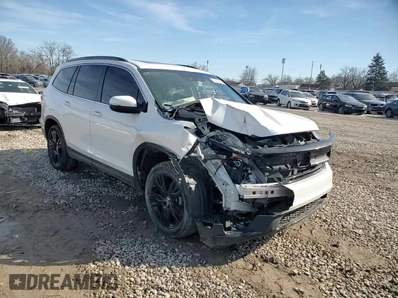 2022 Honda Pilot Special Edition with VIN 5FNYF6H2XNB058491, listed as a Copart auction lot 45369435 with 0 mi miles and Salvage Title. Bid and sale history available at carsss.com. Image 12.